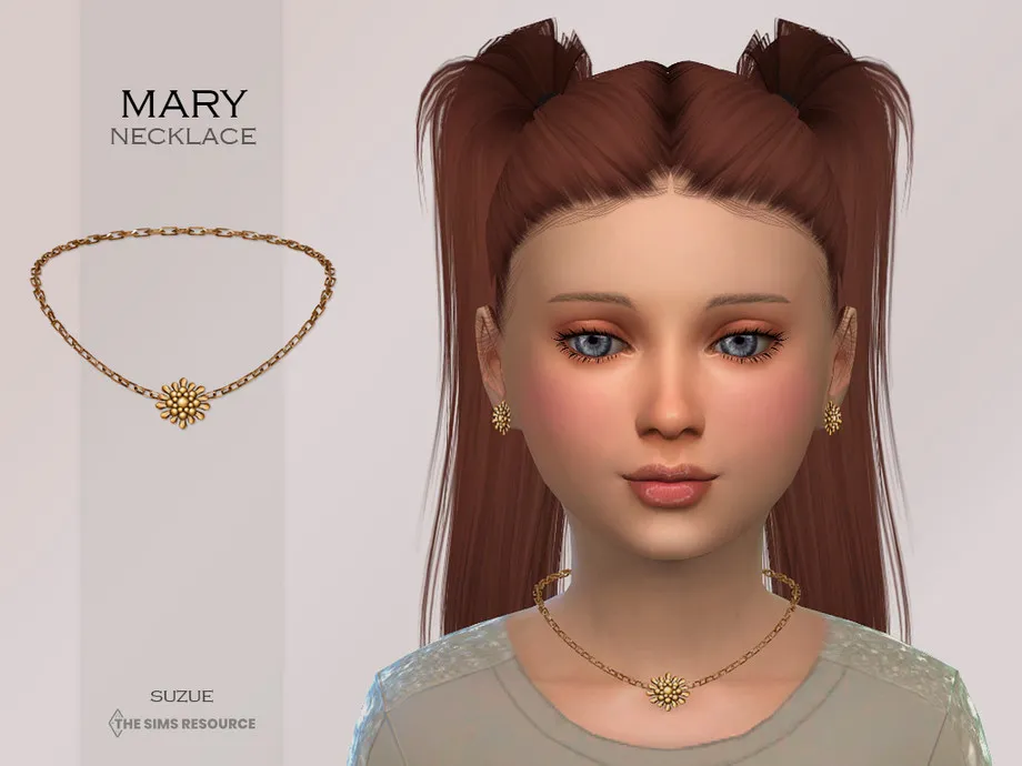 Mary Necklace Child