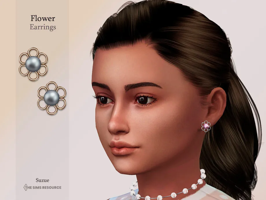 Flower Earrings Child