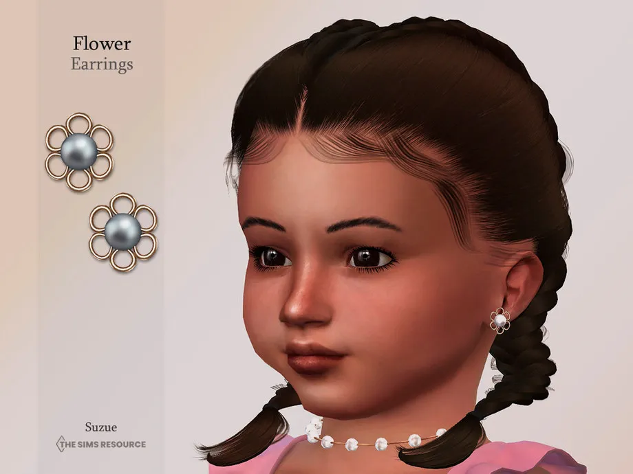 Flower Earrings Toddler