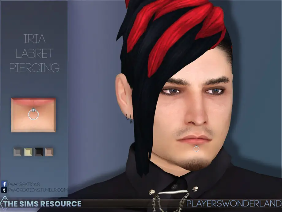 Iria Labret Piercing