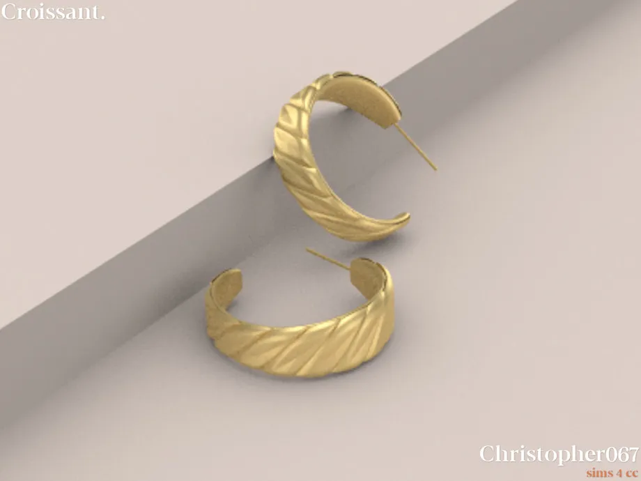 Croissant Earrings