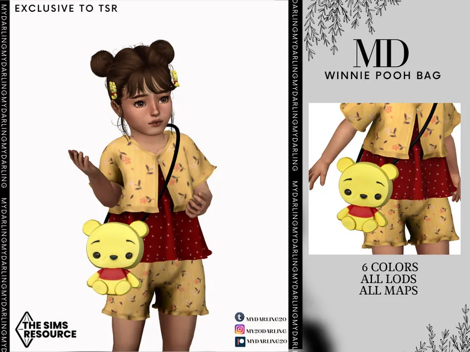 WINNIE POOH BAG TODDLER