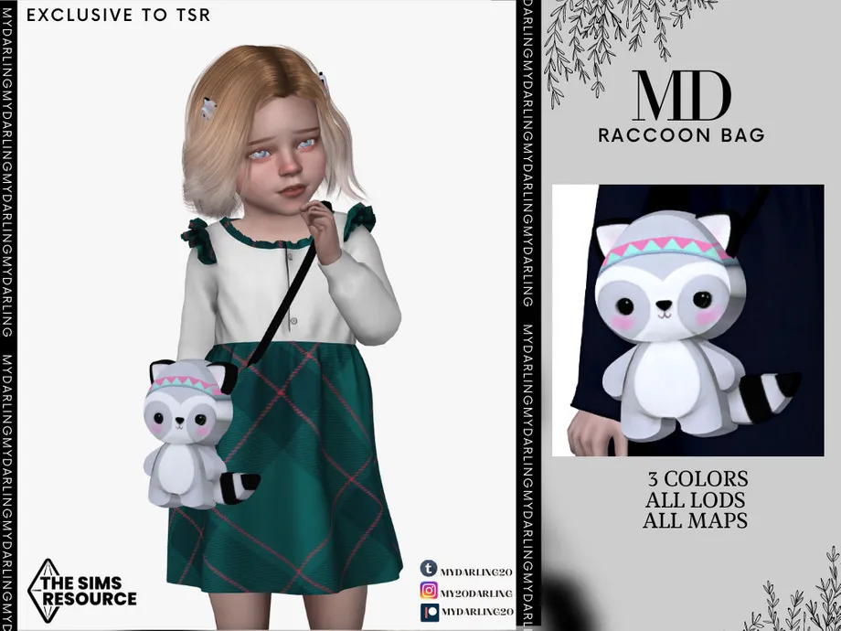 RACCOON BAG TODDLER
