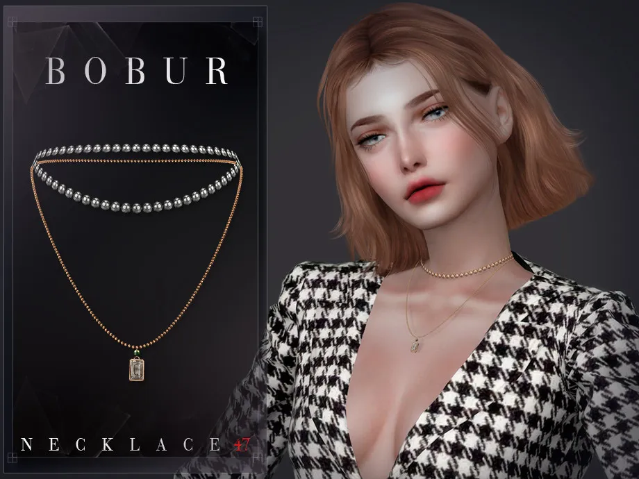 Double emerald necklace