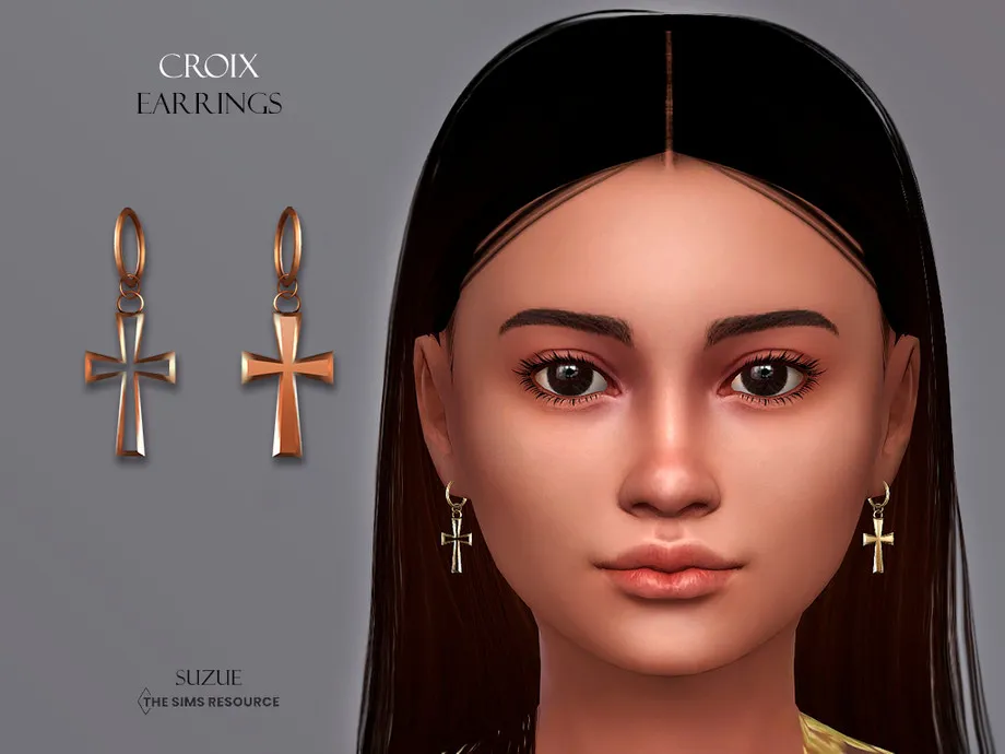 Croix Earrings Child