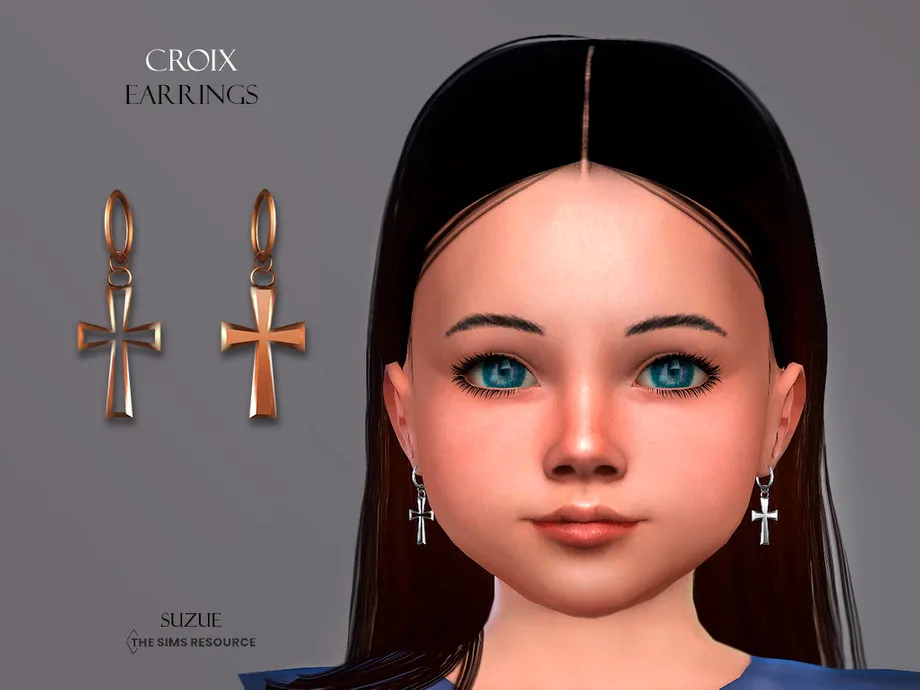 Croix Earrings Toddler