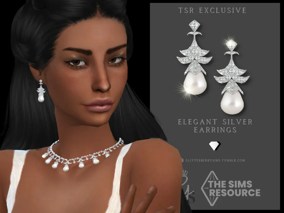 Elegant Silver Earrings