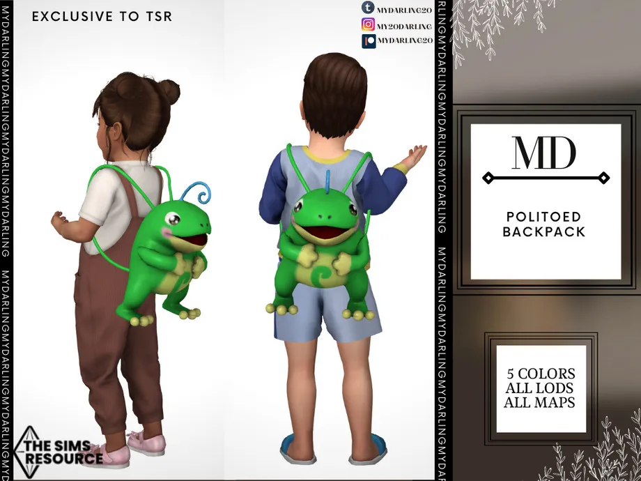 POLITOED BACKPACK TODDLER
