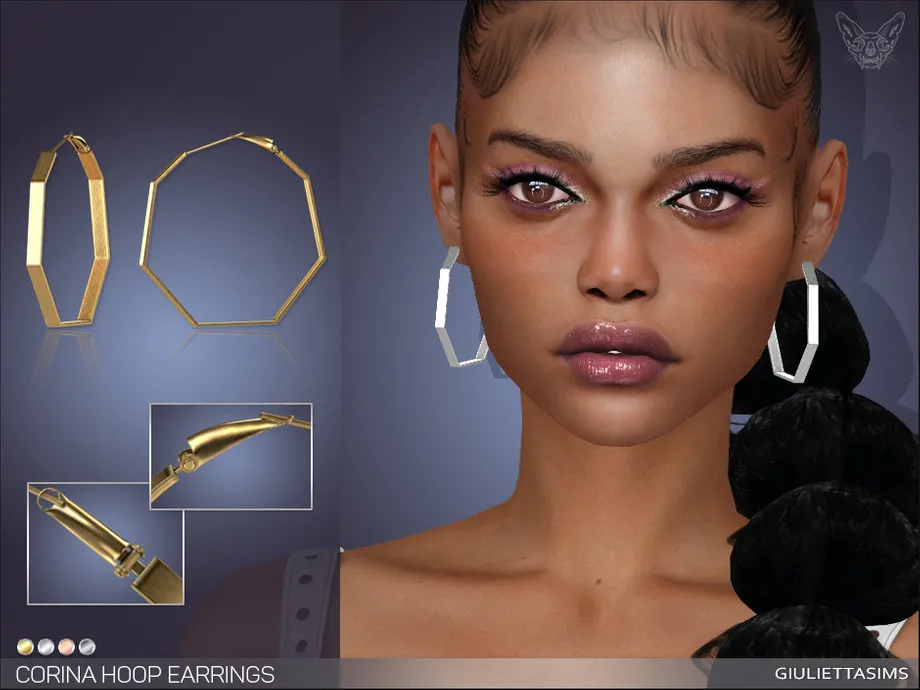 Corina Hoop Earrings