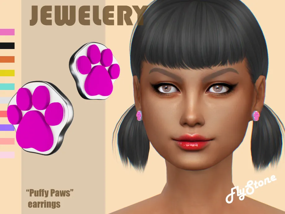 w-920h-690-3393815.jpg "Fluffy Paws" earrings - Image 1