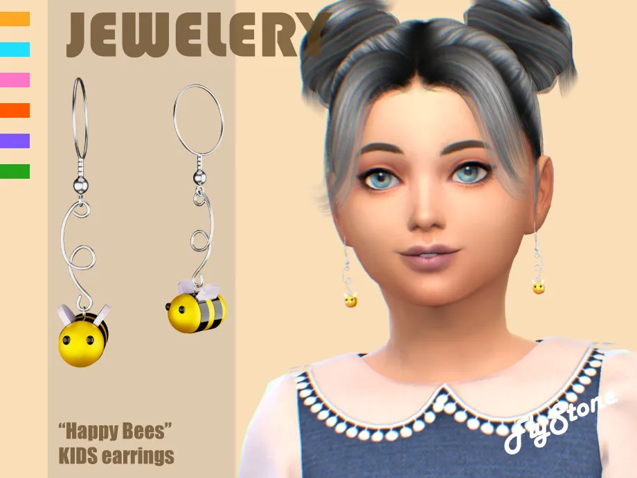 "Happy Bees" KIDS edition earrings
