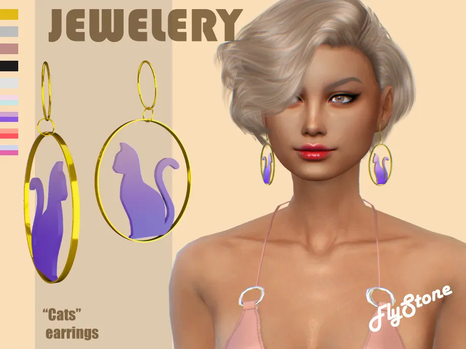 w-920h-690-3396924.jpg "Cats" earrings - Image 1