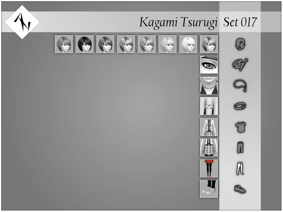 Kagami Tsurugi - Set017 - Tights