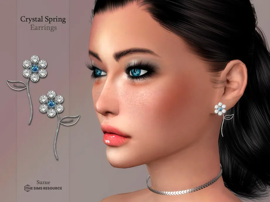 Crystal Spring Earrings