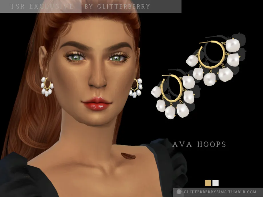 Ava Hoop Earrings