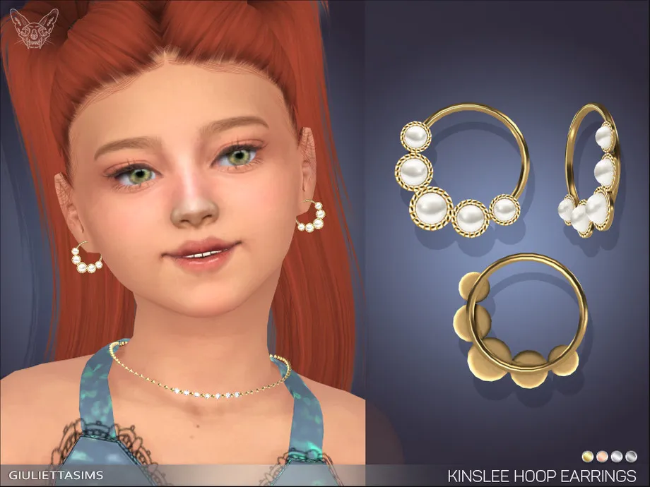 Kinslee Hoop Earrings For Kids