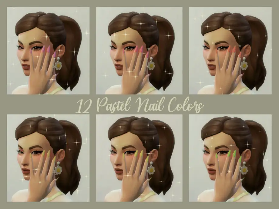 Pastel Nails - 12 Colors