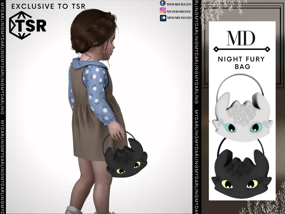 NIGHT FURY BAG TODDLER