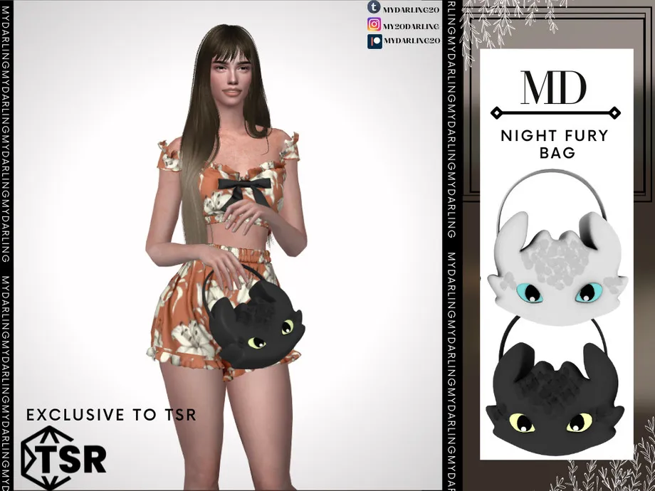 NIGHT FURY BAG ADULT