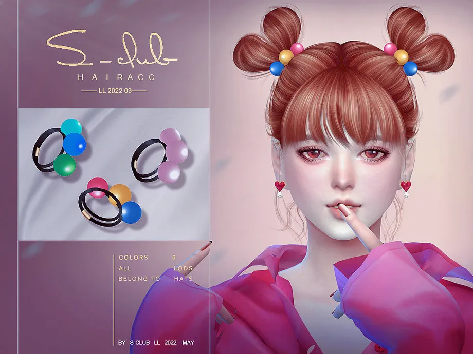 Beads hair Acc (Candy)