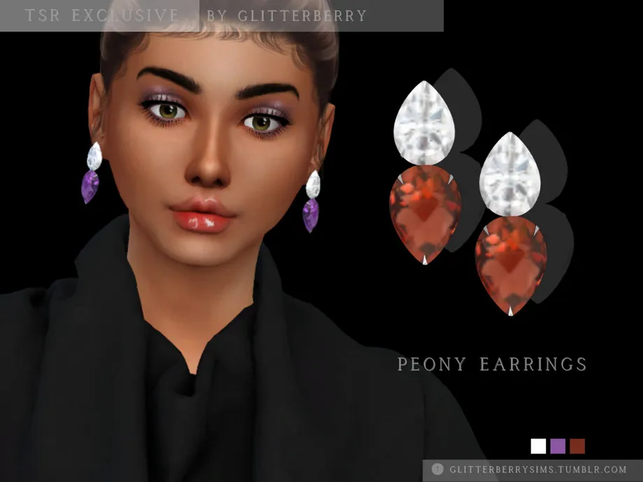 Peony Earrings