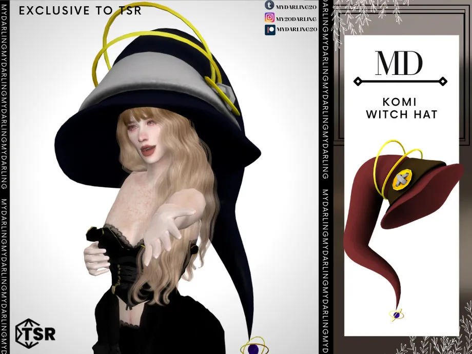 Komi Witch Hat Adult