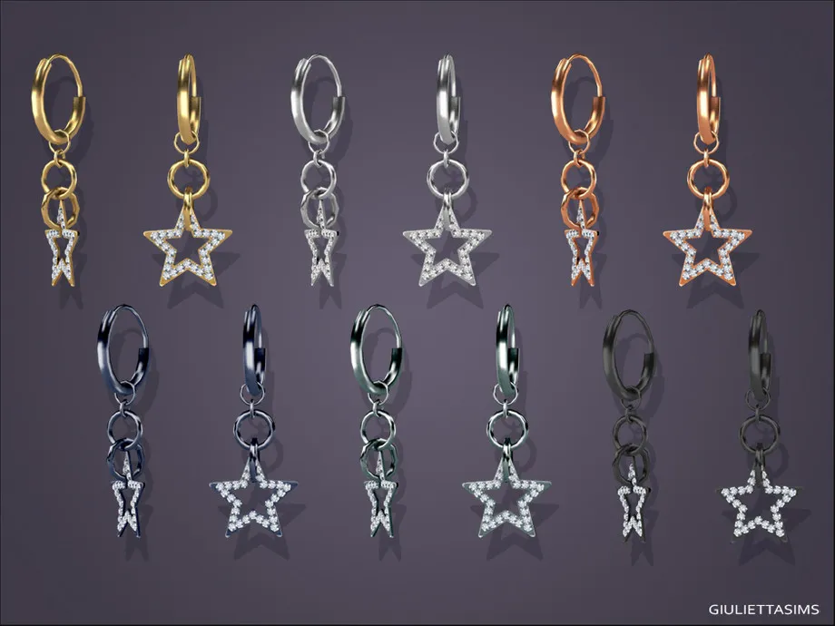 Talitha Star Earrings