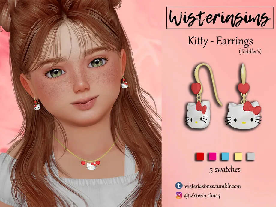 Kitty - Earrings (Toddler)