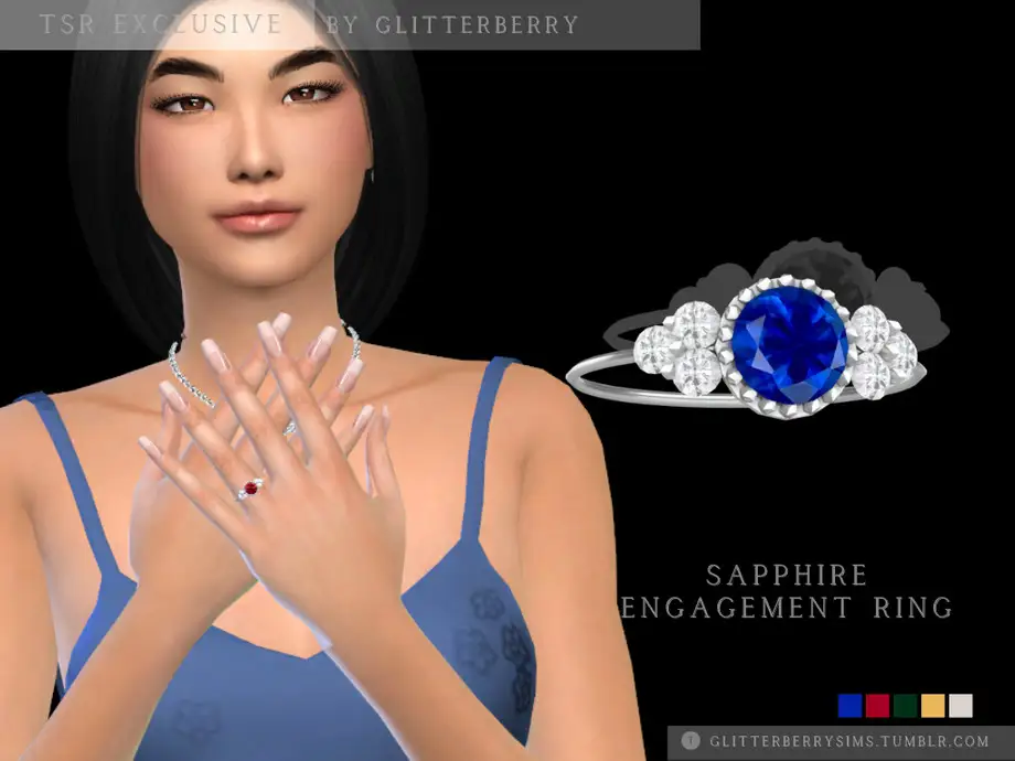Sapphire Engagement Ring