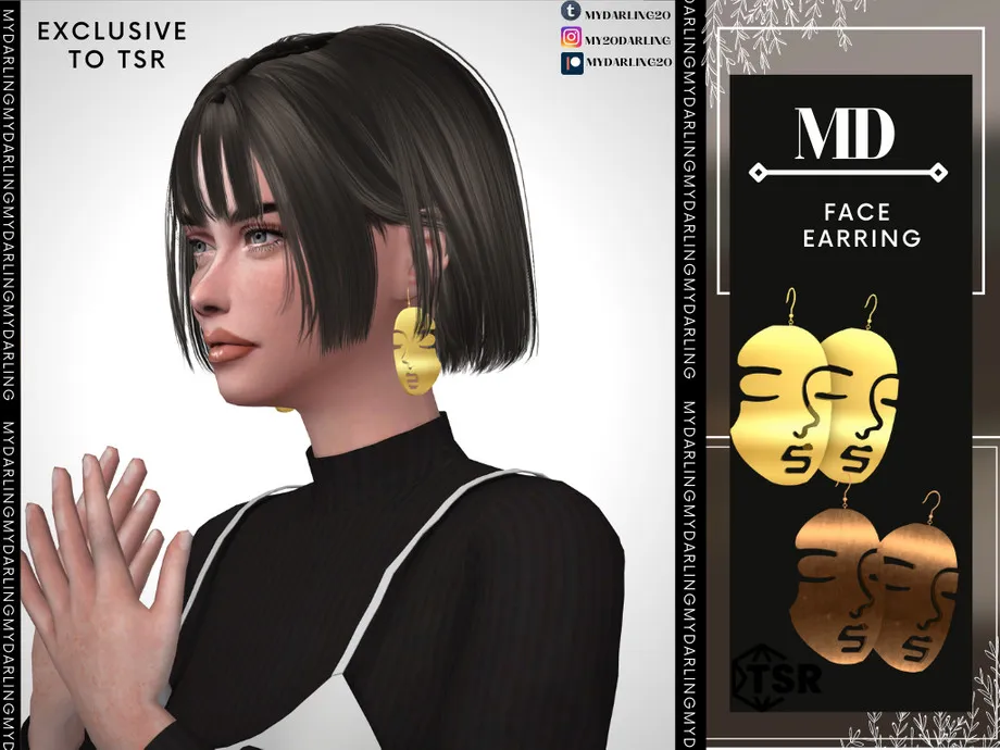 Face earring adult