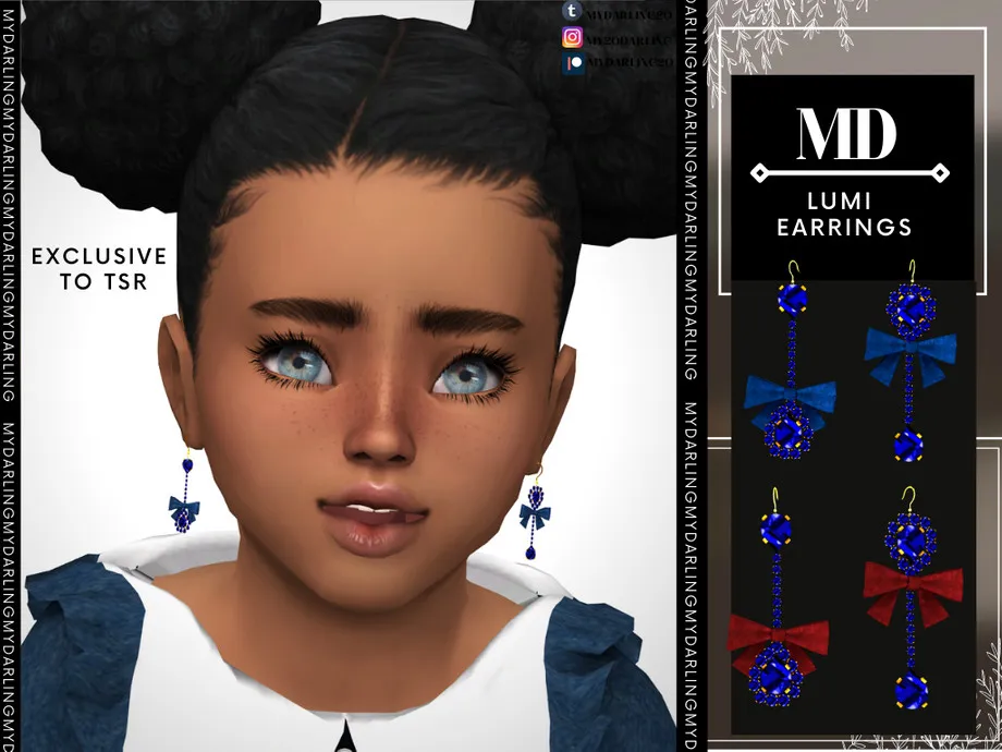 lumi earrings toddler