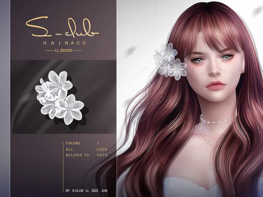 Flowers hair ACC( Gardenia)