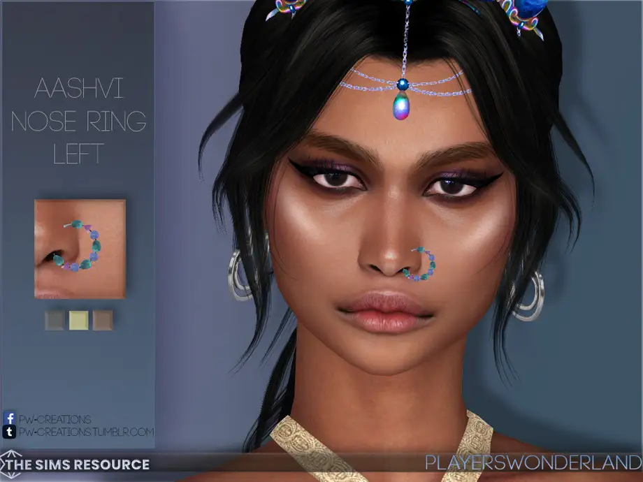 Aashvi Nose Piercing Left