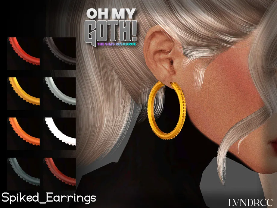 Oh My Goth_Spiked_Earrings