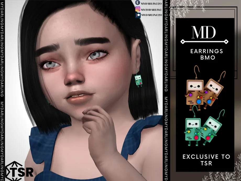 EARRINGS BMO TODDLER