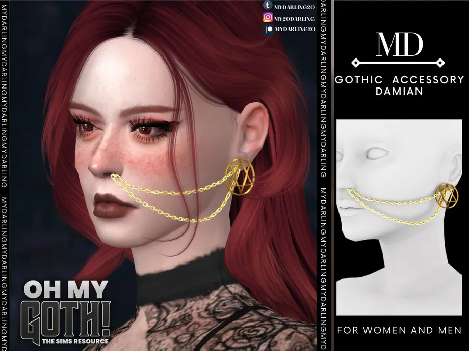 Oh My Goth accessory Damian for women and men