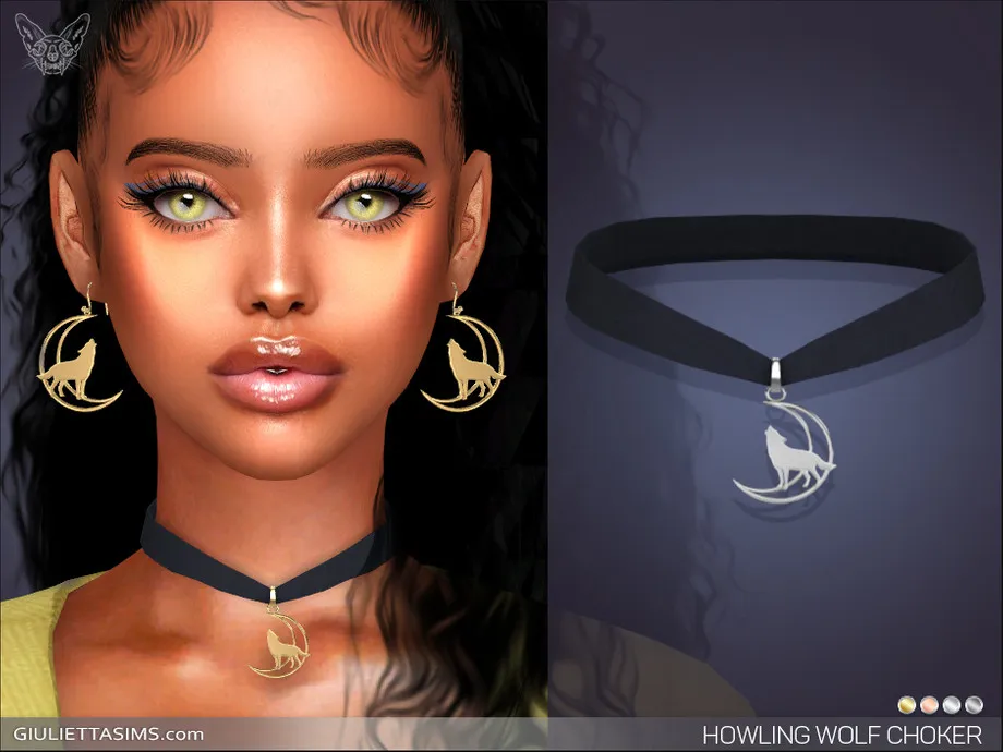 Howling Wolf Choker