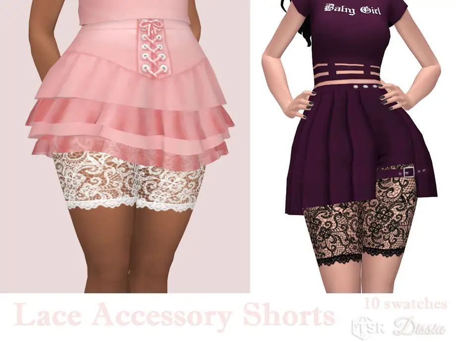 Lace Accessory Shorts