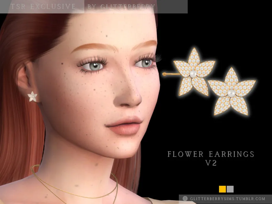 Flower Earrings V2