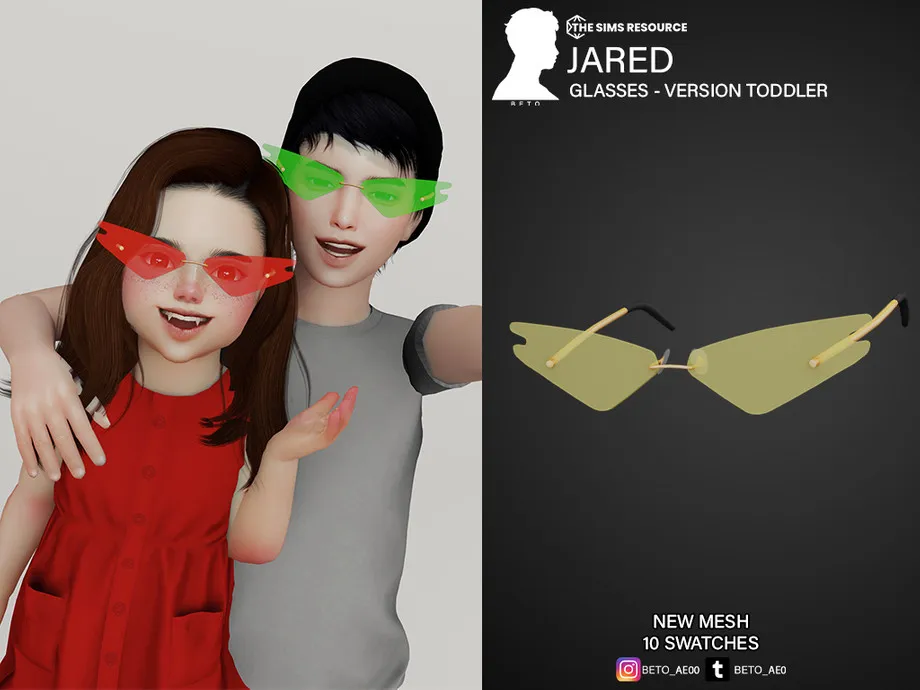 Jared (Glasses - Toddler  Version)
