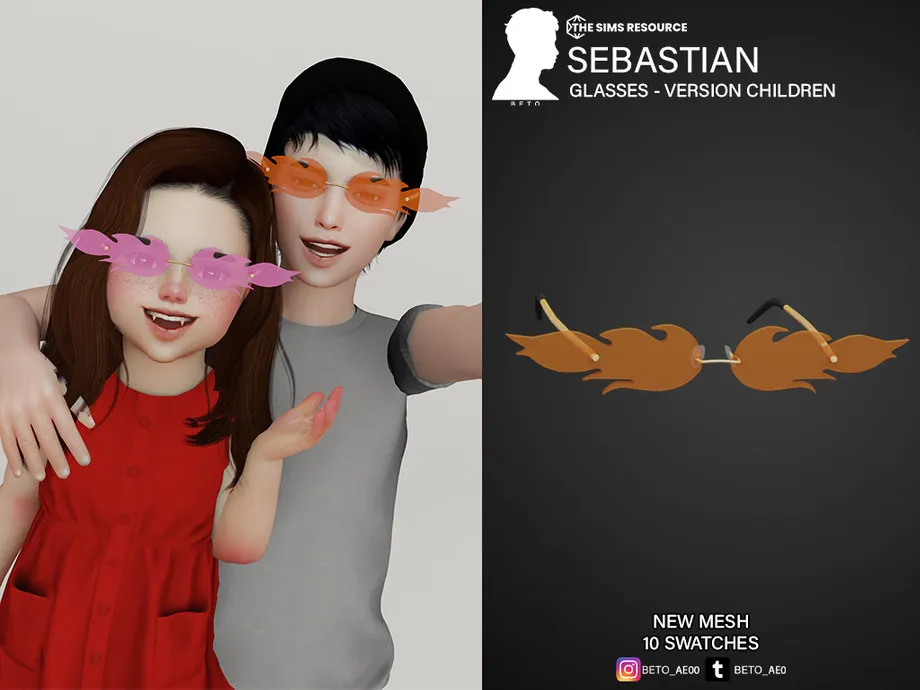 Sebastian (Glasses - Children  Version)