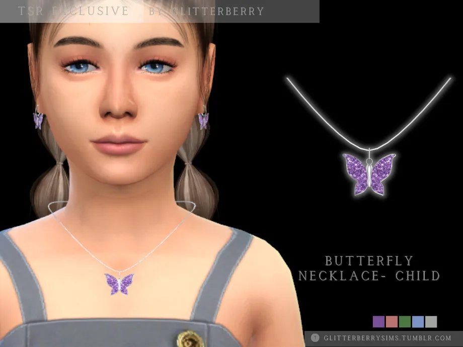 Butterfly Necklace- Child