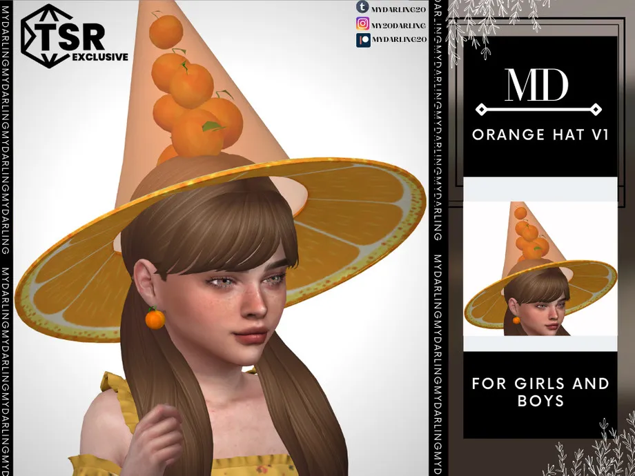 orange hat v1 Child
