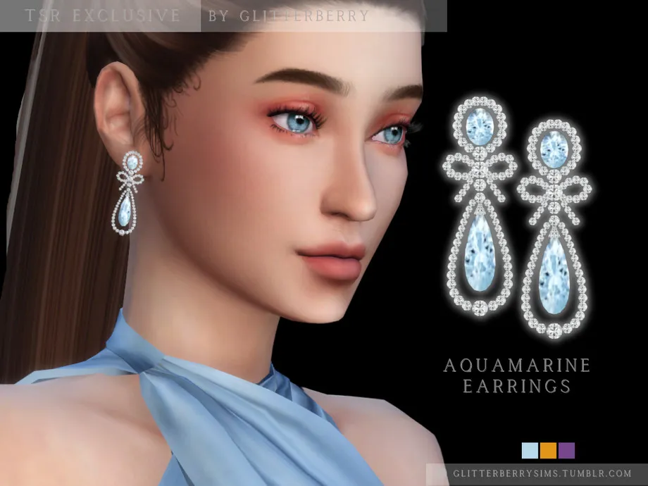 Aquamarine Earrings