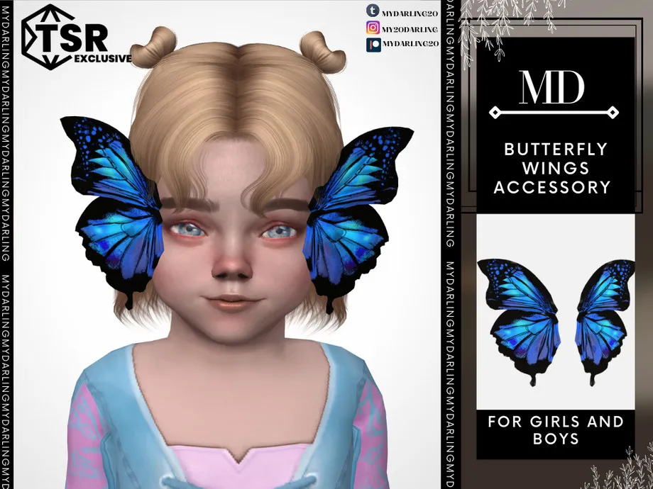 butterfly wings accessory TODDLER