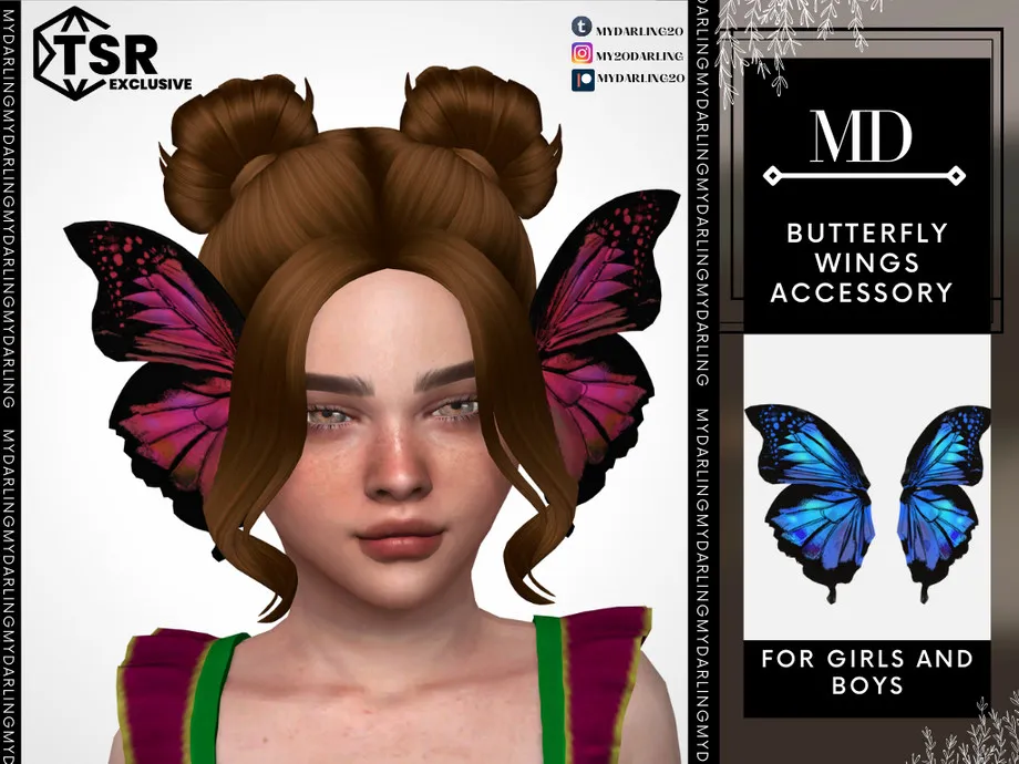 butterfly wings accessory CHILD
