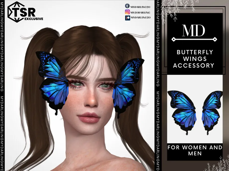butterfly wings accessory ADULT