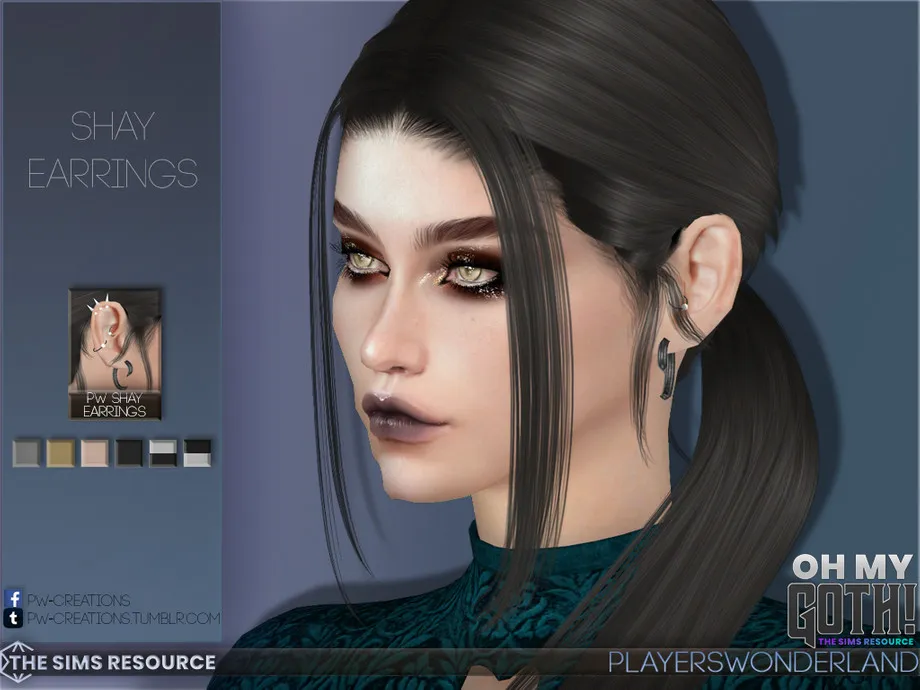 Oh My Goth - Shay Earrings