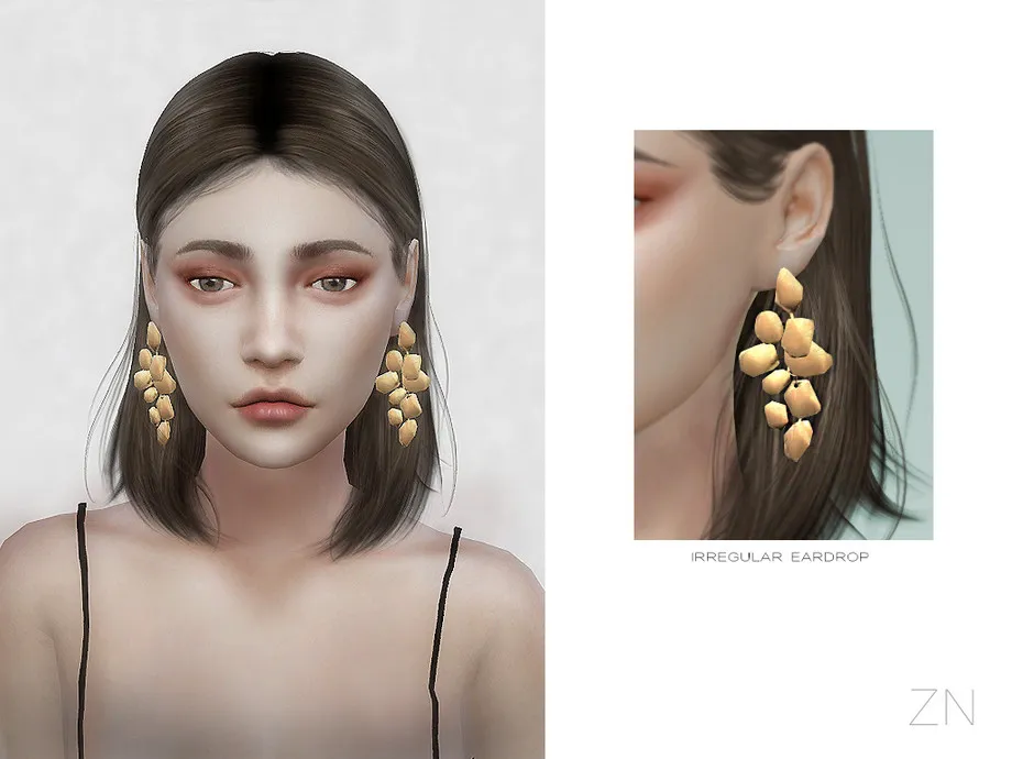 ZN-IRREGULAR EARDROP