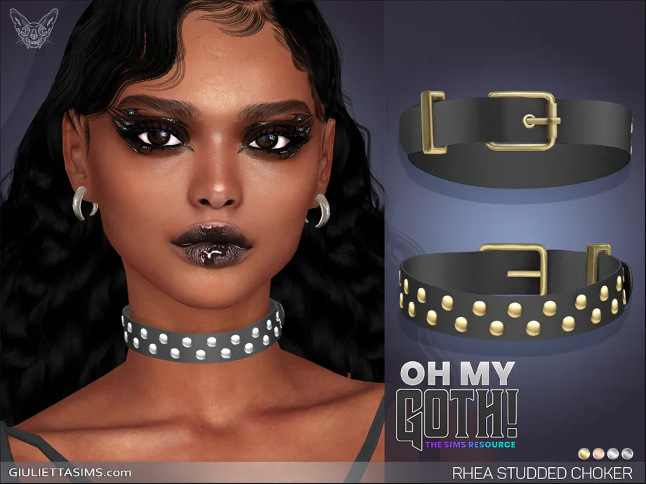 Oh My Goth - Rhea Studded Choker